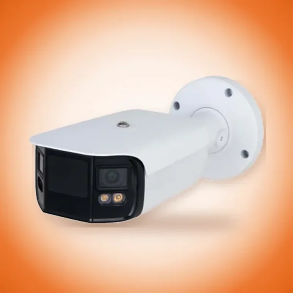 Caméra Étanche Double Objectif 180° 2MP / 4MP / 5MP / 3K / 4K – Audio, Full Color