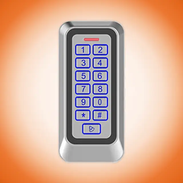 Clavier d'Accès Métallique – Code et Badge