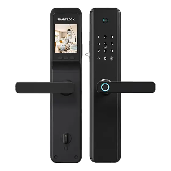 serrure poignee camera ecran